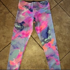 Watercolor leggings PINK VS